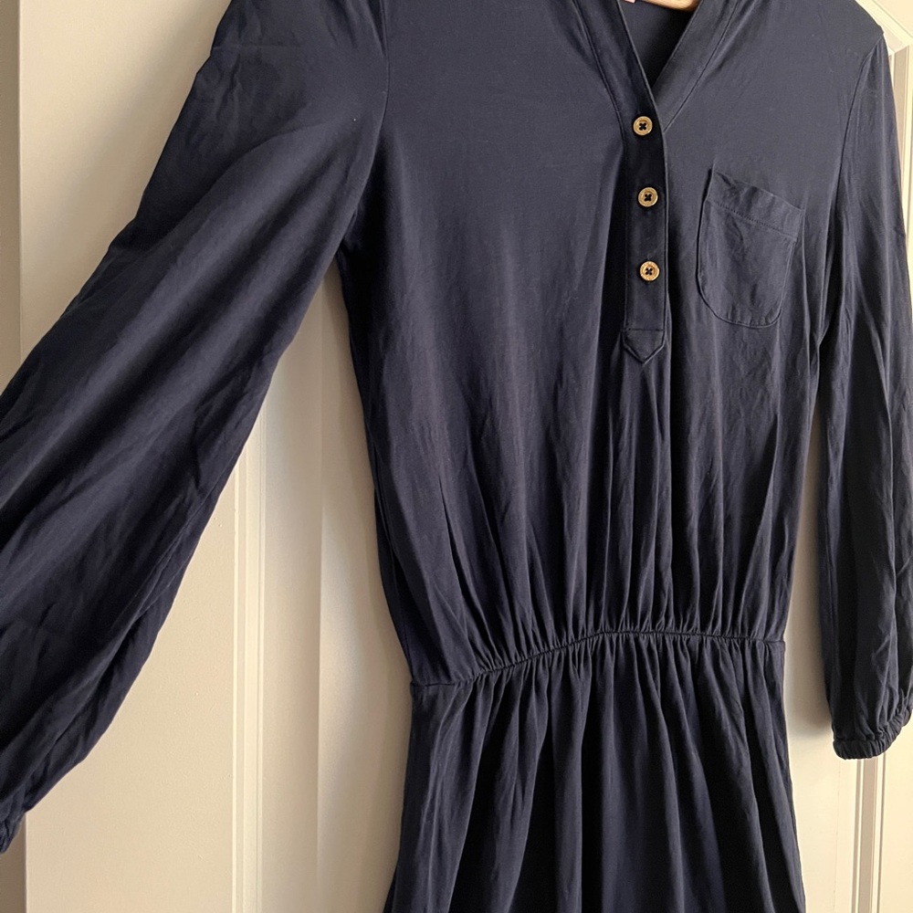 Lilly Pulitzer Midnight Blue Button-Up Dress - Picture 4 of 5